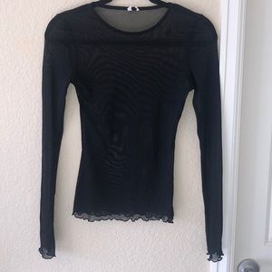 Mesh long sleeve